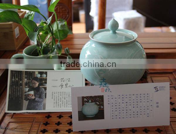 Longquan celadon Hand, load, and Internet Conference gifts
