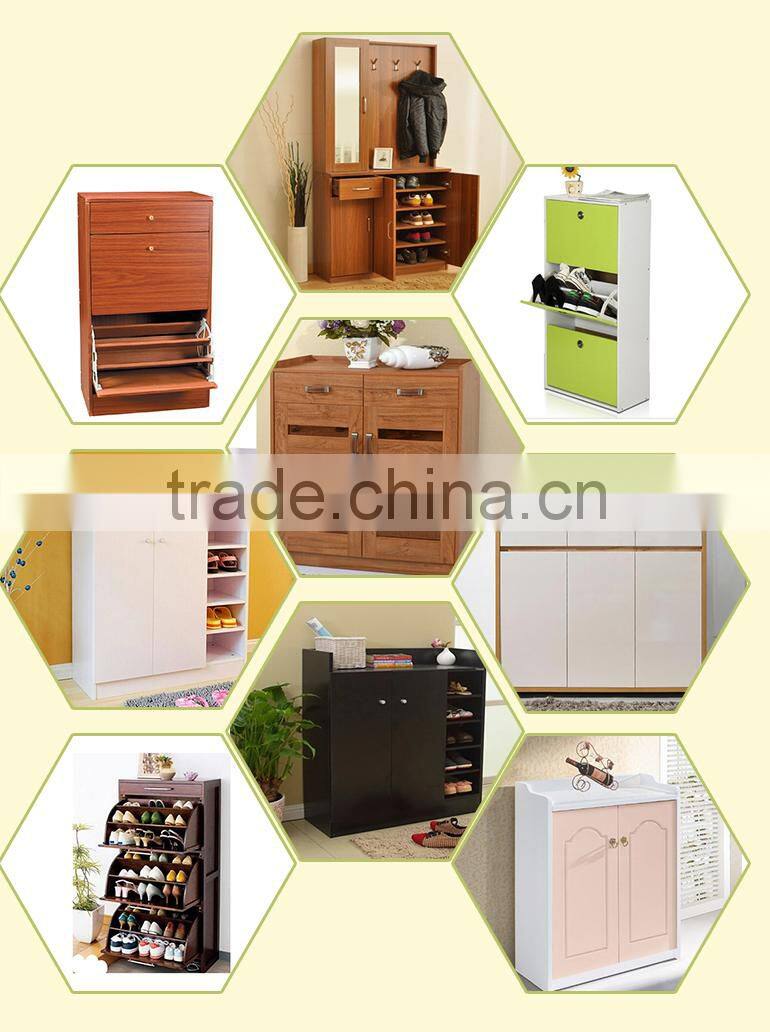 Factory Price Full length shoe cabinet with drawers