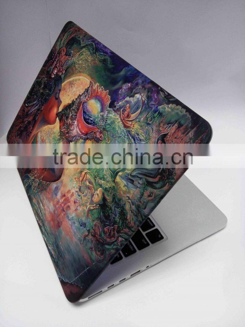High Quality Case for Macbook, new design cover for Macbook Retina, the first sublimation laptop case manufacture