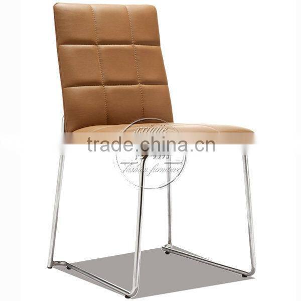 Z629 White PU Leather Dining Chairs China Leather Dining Suites