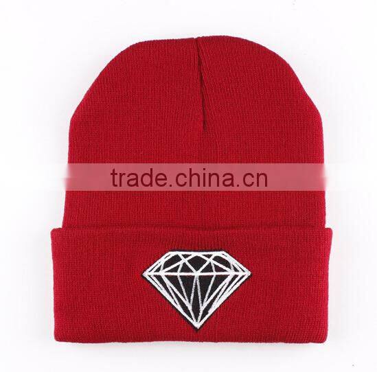 High quality knit winter hats custom beanie hat