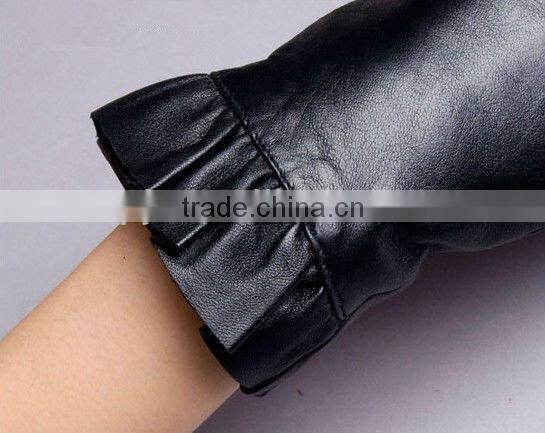 2012 fashion lady leather gloves karachi