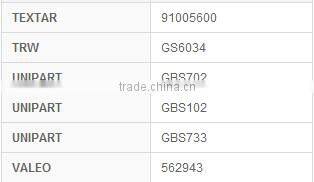 Good parts FSB373 for AUSTIN ROVER parking brake shoe