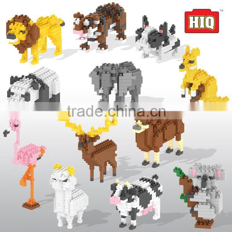 HIQ animal series custom plastic indoor games kids