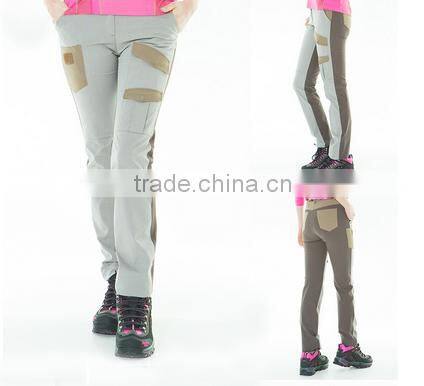 Custom Lady Quick Dry And Fashion Outdoor Pants