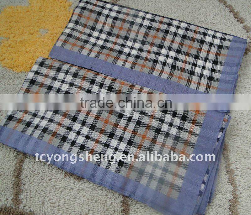 check pattern handkerchief