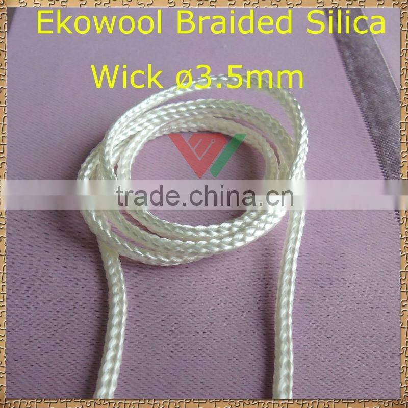 Manufacturing Price Braided Ekowool Silica Cord 1.0mm