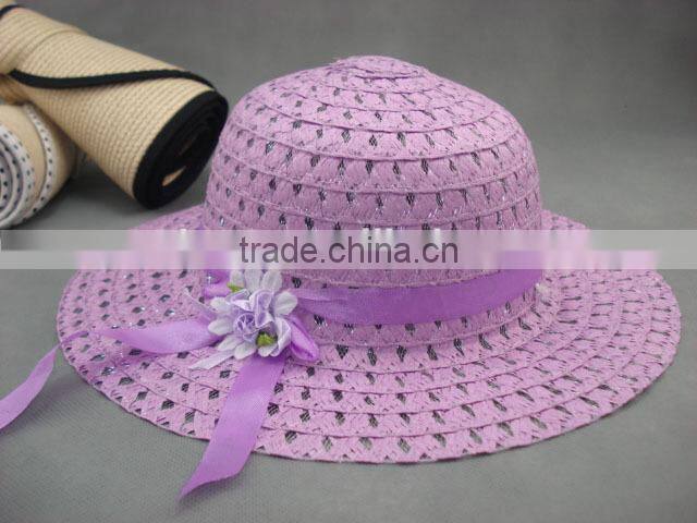 New product best quality children beach straw cap