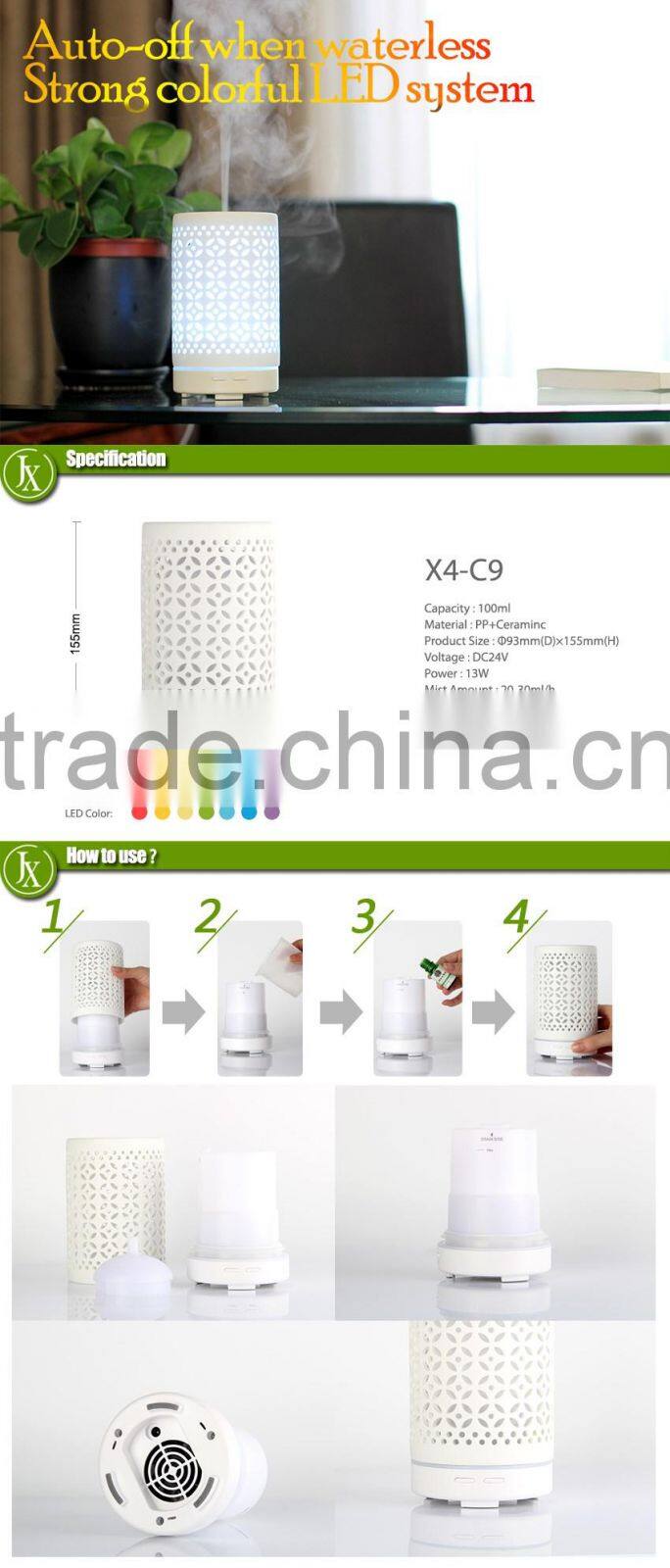 Hot Sale Ceramic Electric Essential Oil Diffuser New Design Freshener Dispenser