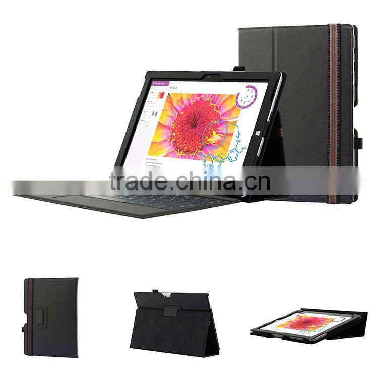 PU leather Leather Cell Phone Case , Case for Microsolf Surface 3