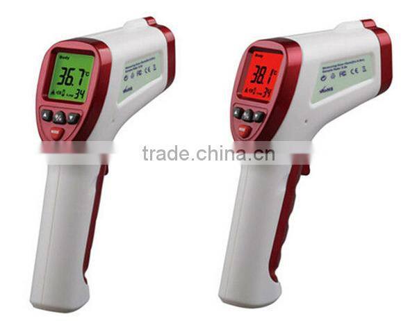 Human infrared thermometer for measuring body,human temperature with backlight