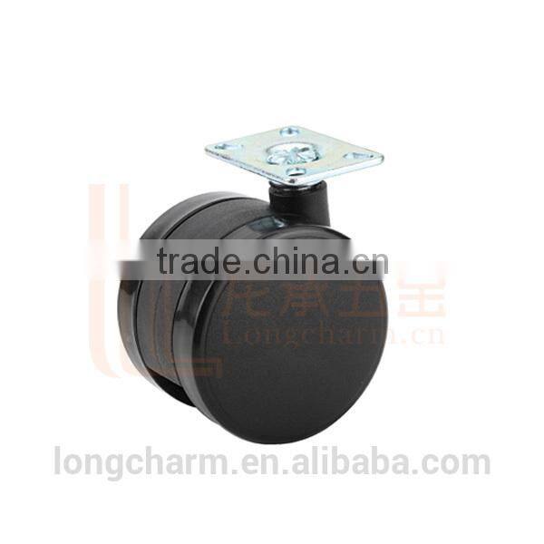 50mm rubber flat castor wheel with plate from Guangzhou Hardware