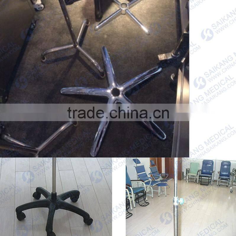 SKH041 Hospital Furniture Stainless Steel IV Pole For Sale