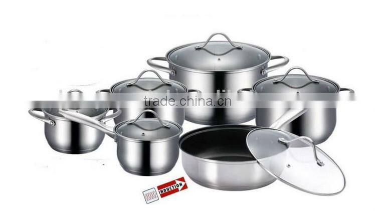 12 pcs Stainless Steel Cookware Set Royalty Line cookware/Non stick cookware