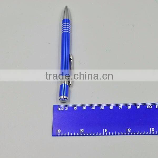 New Style Disposable Ballpoint Pen with 5 Middle Rings for Promotion