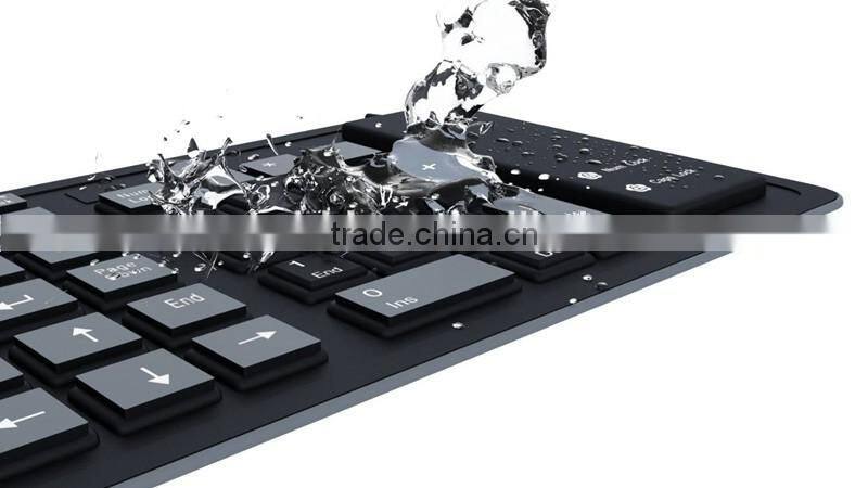USB Wired Waterproof Rollup Keyboard for PC Notebook Laptop Foldable Silicone Keyboard