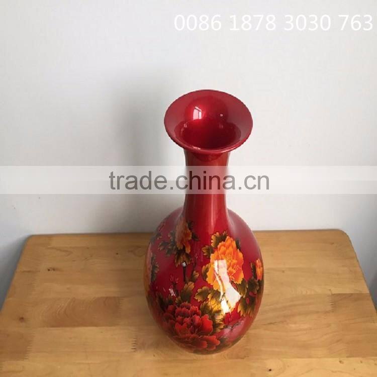 High quality ceramic flower vase with narrow-mouth