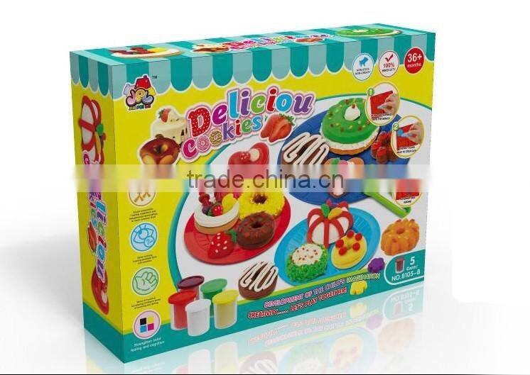 Best selling childrens game Playdough cookie plasticine modeling clay