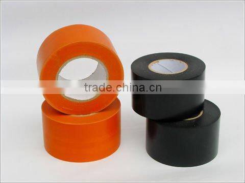 black color low track fire retardant pvc electrical tape