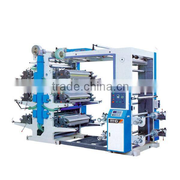 Customized multi color flexographic printing machine 6-8 color
