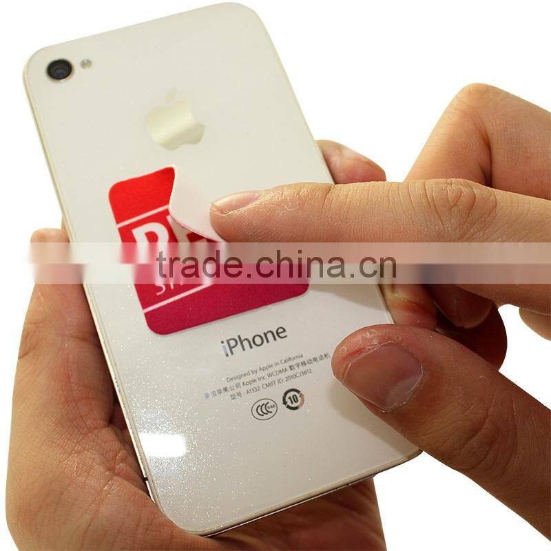colorful microfiber mobile sticker