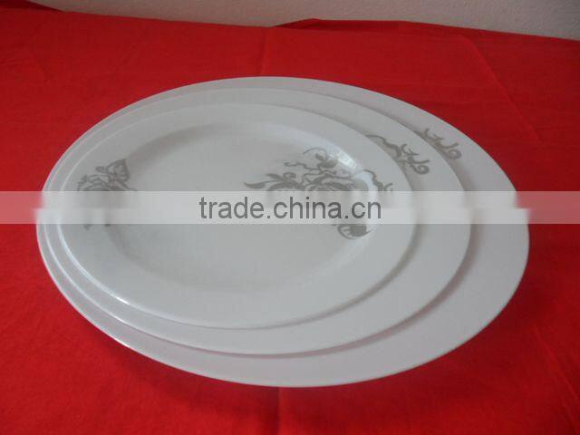Disposable plastic side plate
