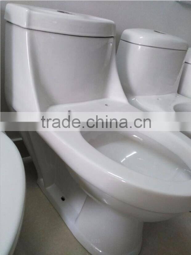 wc toilet ceramic washdown S-trap round shape one piece toilet cheap on sale sanitary ware slow down seat cover toilet Y8006
