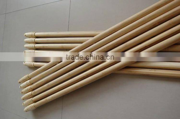 Cheap widely use single color varnished wooden broom stick