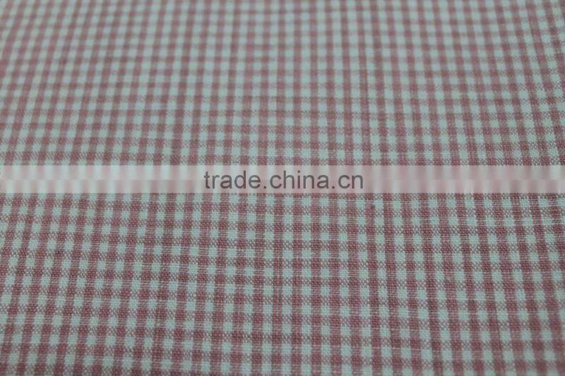 yarn dyed plaid 100% cotton fabric