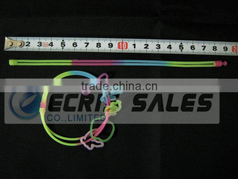 glow silicone necklace