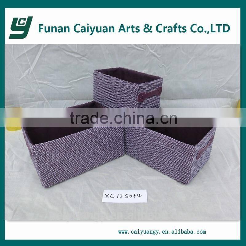 Factory derectly sale handmde wooden baskets with handles