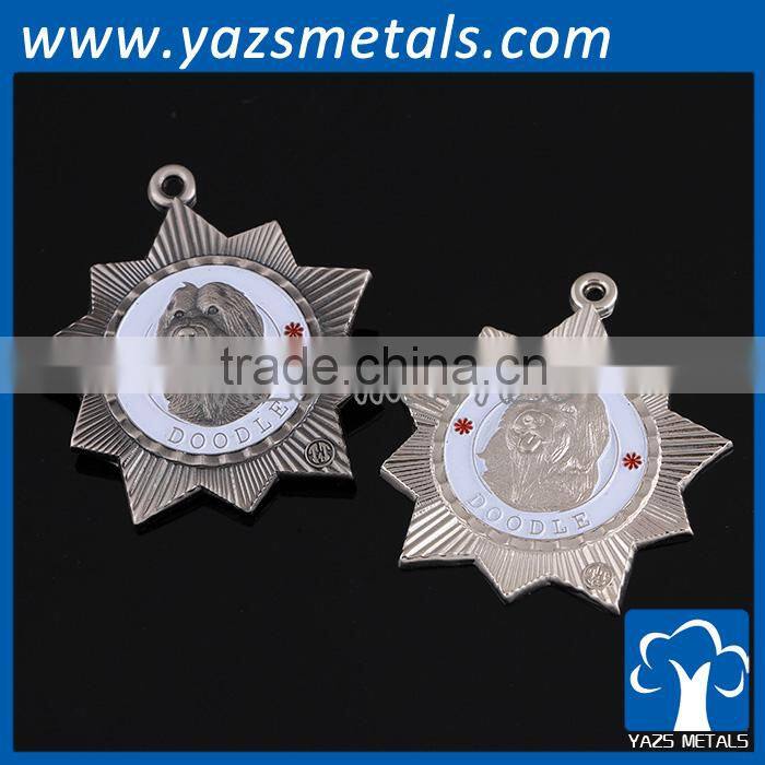 Factory custom antique pet id tag pendant