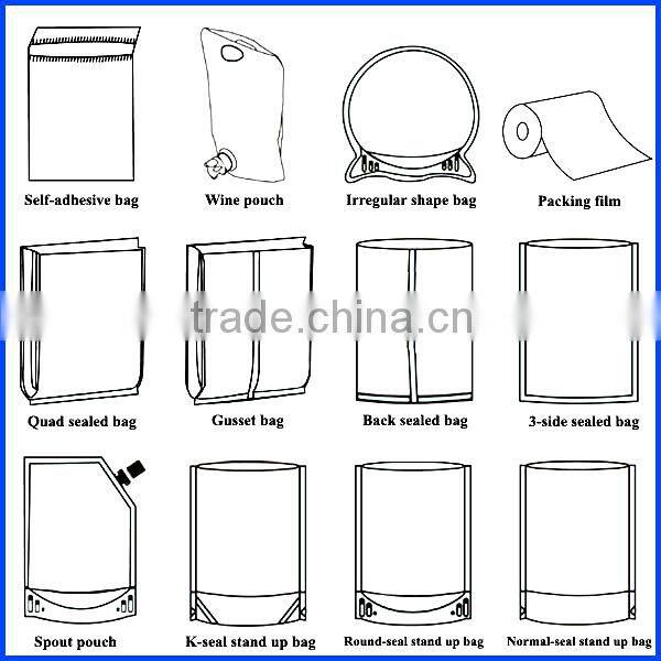 Liquid stand up pouch with spout /stand up bag with Nozzle