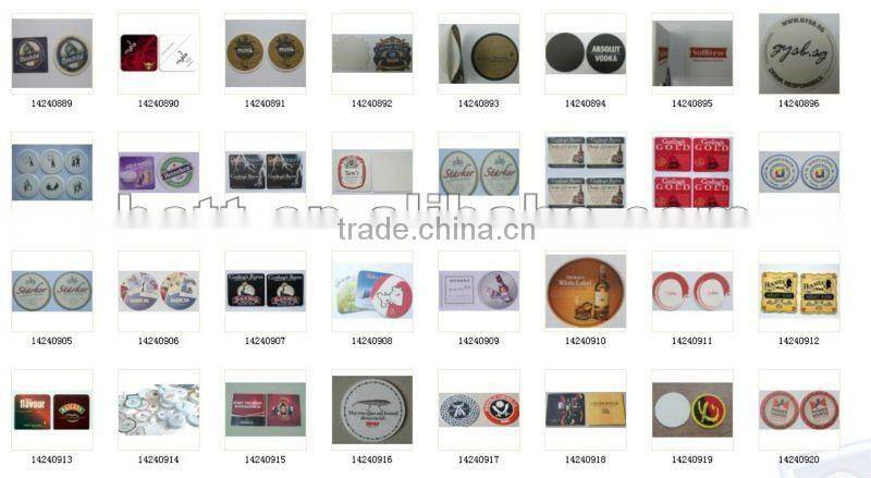 promotion custom round cardboard absorbent paper coaster