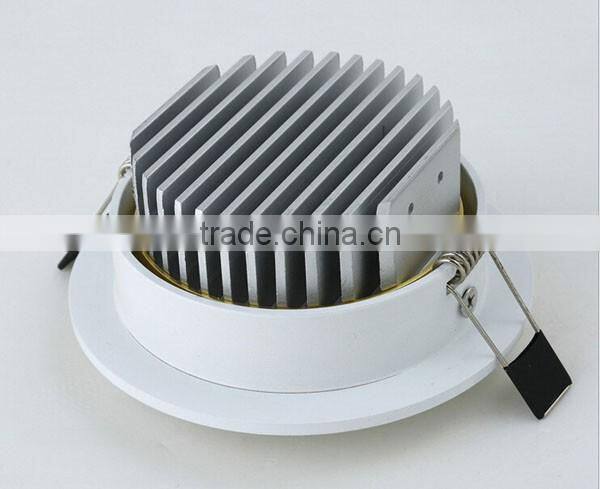 68mm 90mm 108mm 138mm 160mm golden circle led down light housing