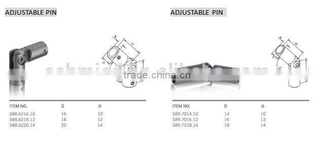stainless steel handrails for outdoor steps saddle support,saddle