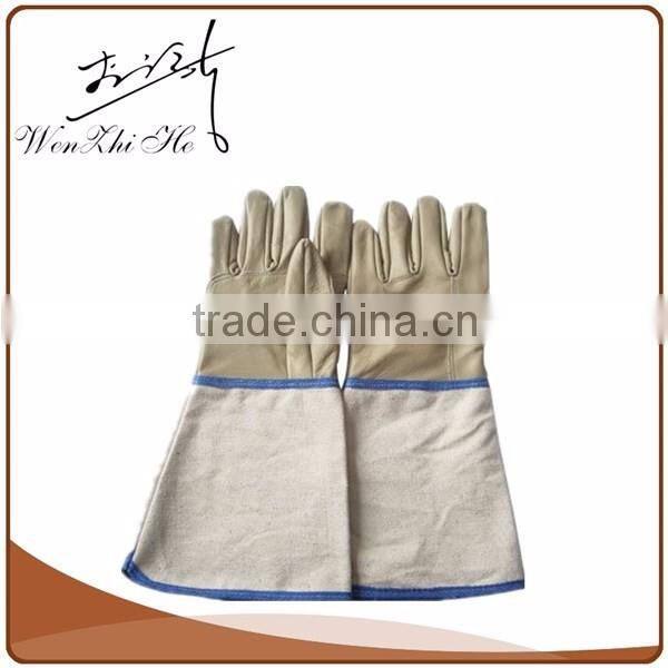Cow Split Leather And Cotton Softtextile Wedding Glove