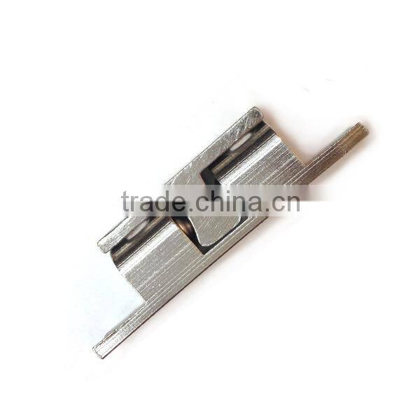 chrome plated brass wooden door stopper