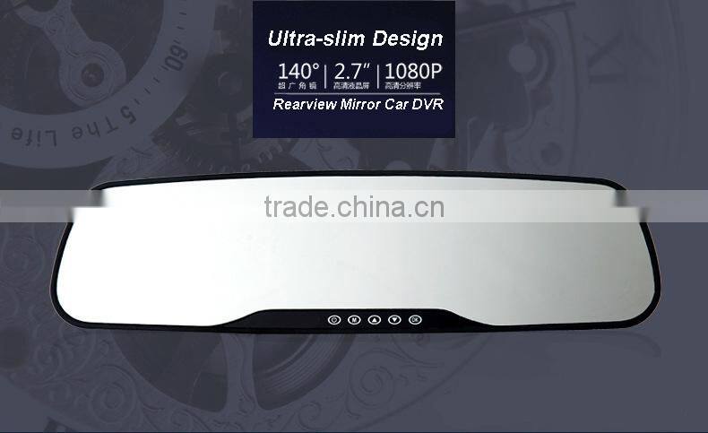 Rearview Mirror Car DVR , Car Black Box Camera