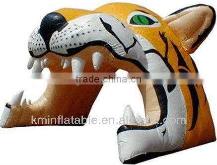 tiger inflatable sports tunnel