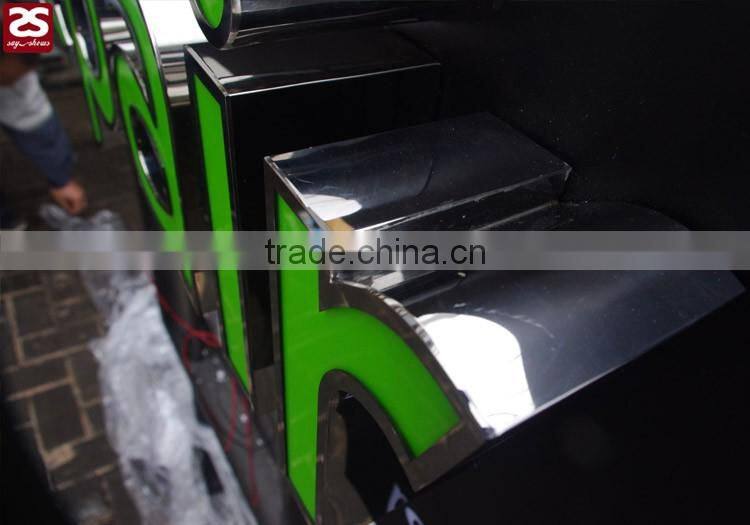 outdoor advertising 3D light box letter sign