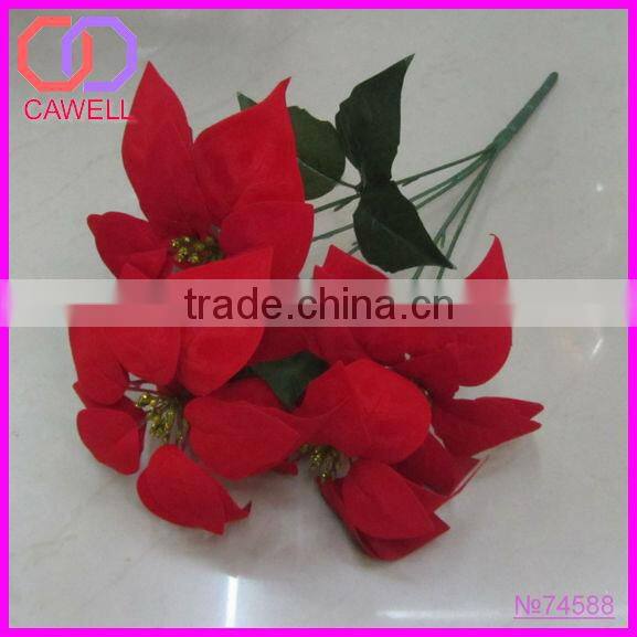 cheap artificial poinsettia flower