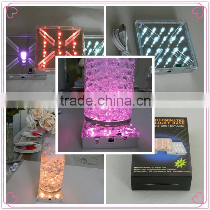 2015 hot items products table centrepieces Battery operated acrylic wedding party supplies event lighting