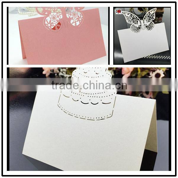 Cute pig paper cut handwork paper greeting card wholesale