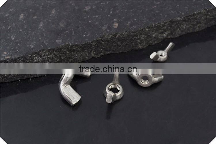 Fashionable forged stainless steel butterfly wing nut