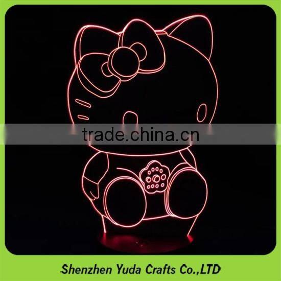 Children bedroom decor Hello Kitty night light Popular Kids Table Lamp