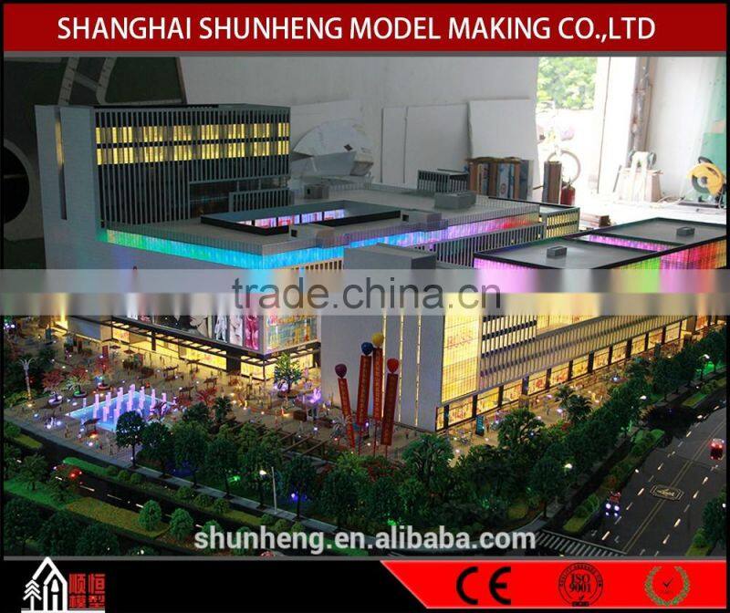 Acrylic,ABS,LED Lights ,Miniature Scale Model Making ,Commercial Plaza Model Making