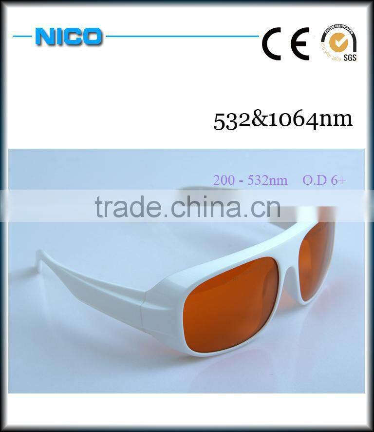 532nm and 1064nm laser glasses for ND:YAG Laser