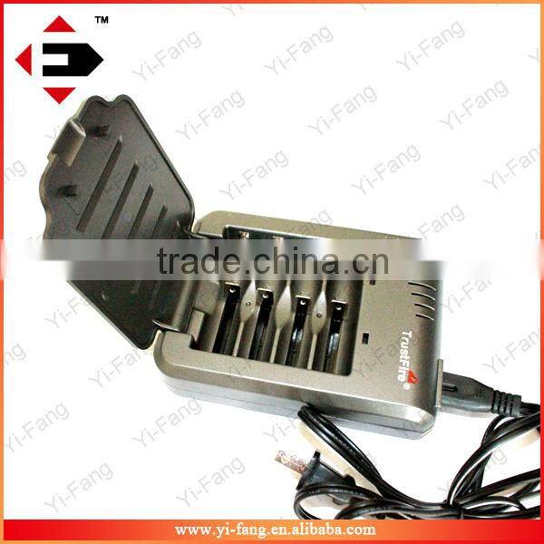 Hot TrustFire TR-003P4 Cylindrical Li-ion Rechargeable Battery fast Charger