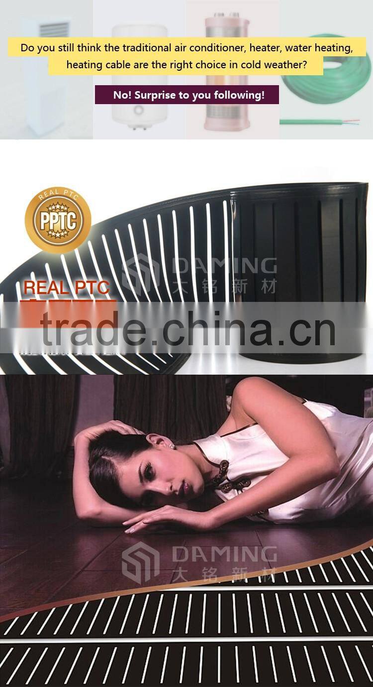 creative energy-efficient electric underfloor heating matt